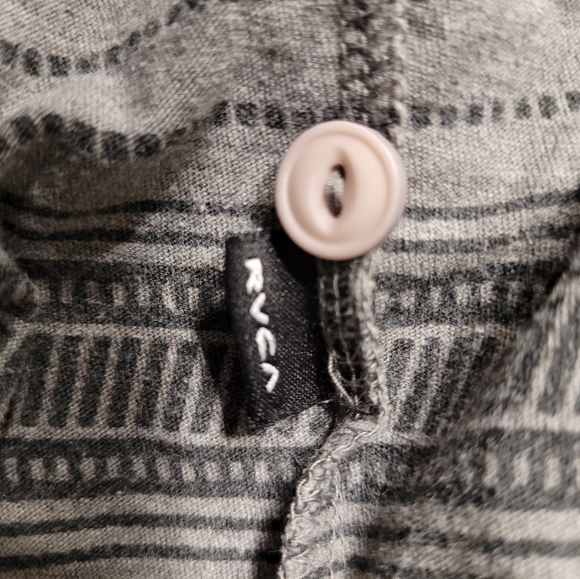 💥FINAL PRICE DROP💥 RVCA Long-Sleeve Hoodie Size Medium Grey - Picture 6 of 7